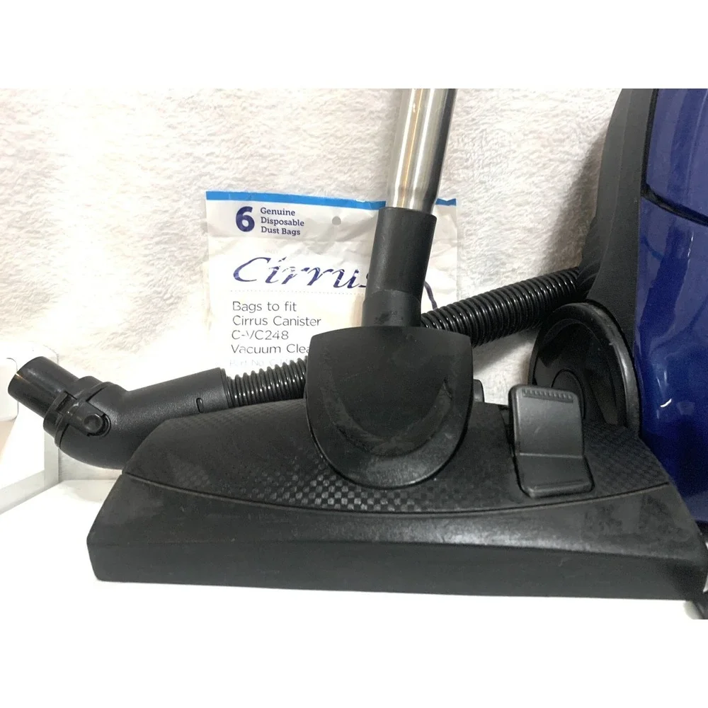 Cirrus Canister Vacuum Cleaner VC248 Variable speed only 9 lbs With Bags!